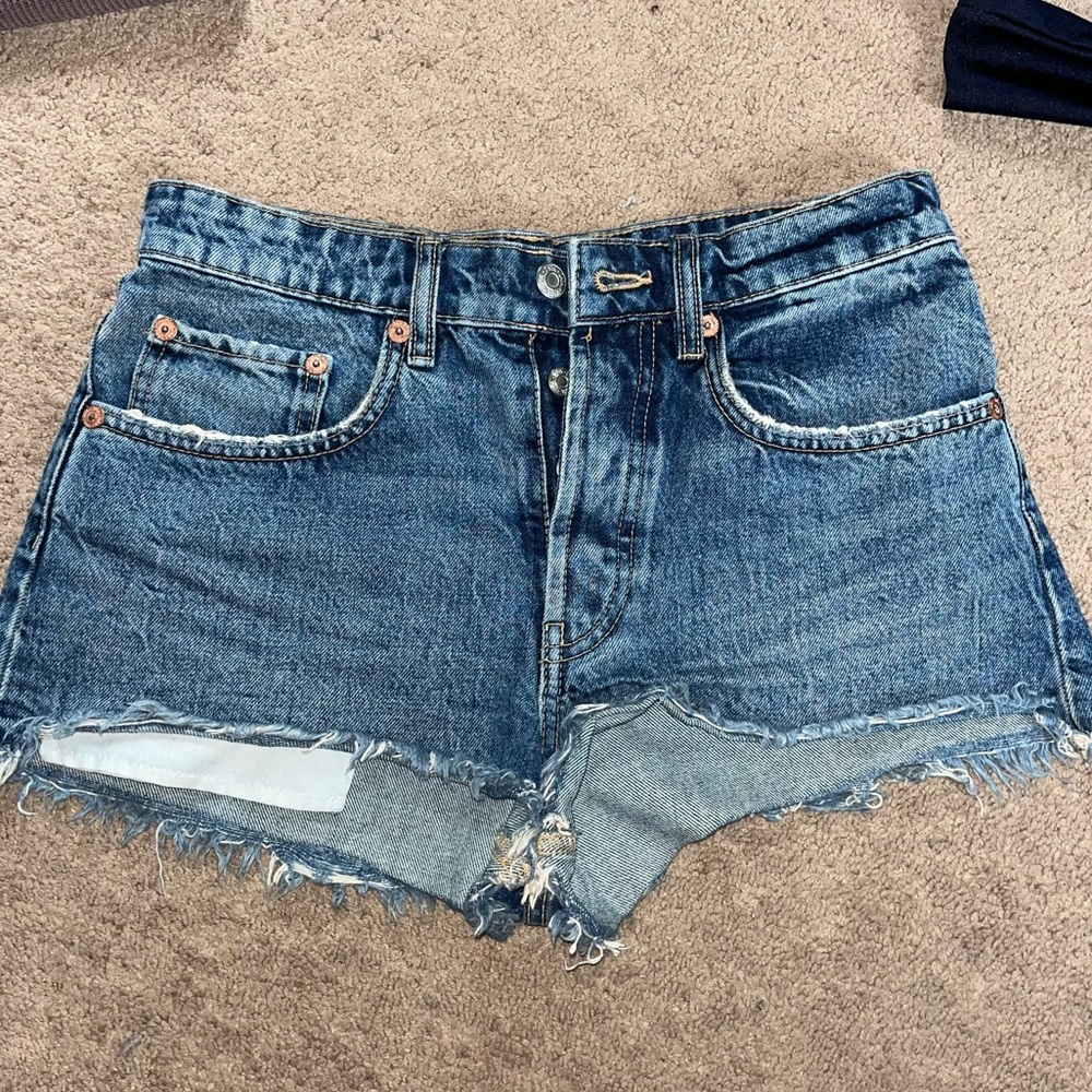 Zara denim shorts